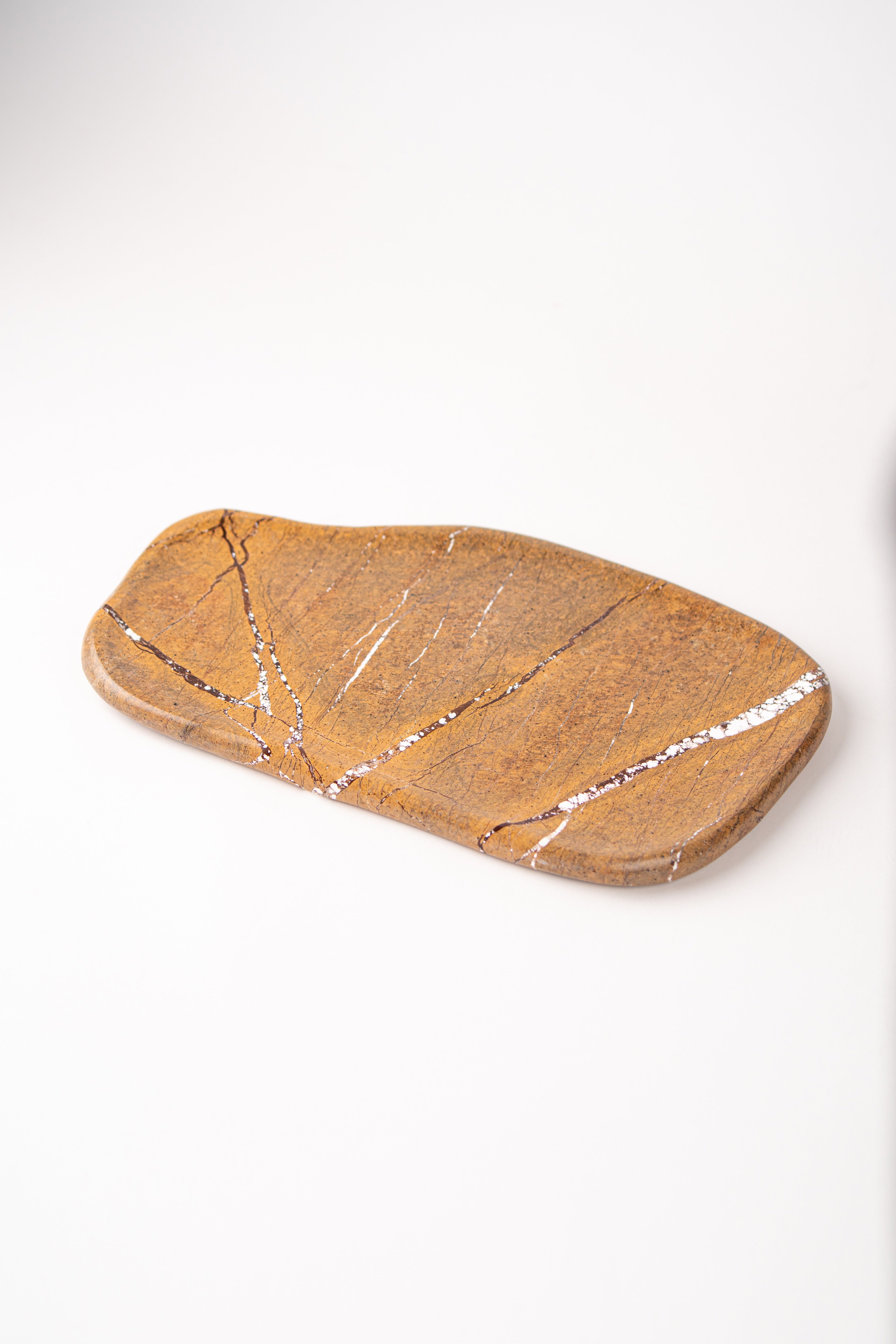 SIMPLE STONE PLATE - BROWN