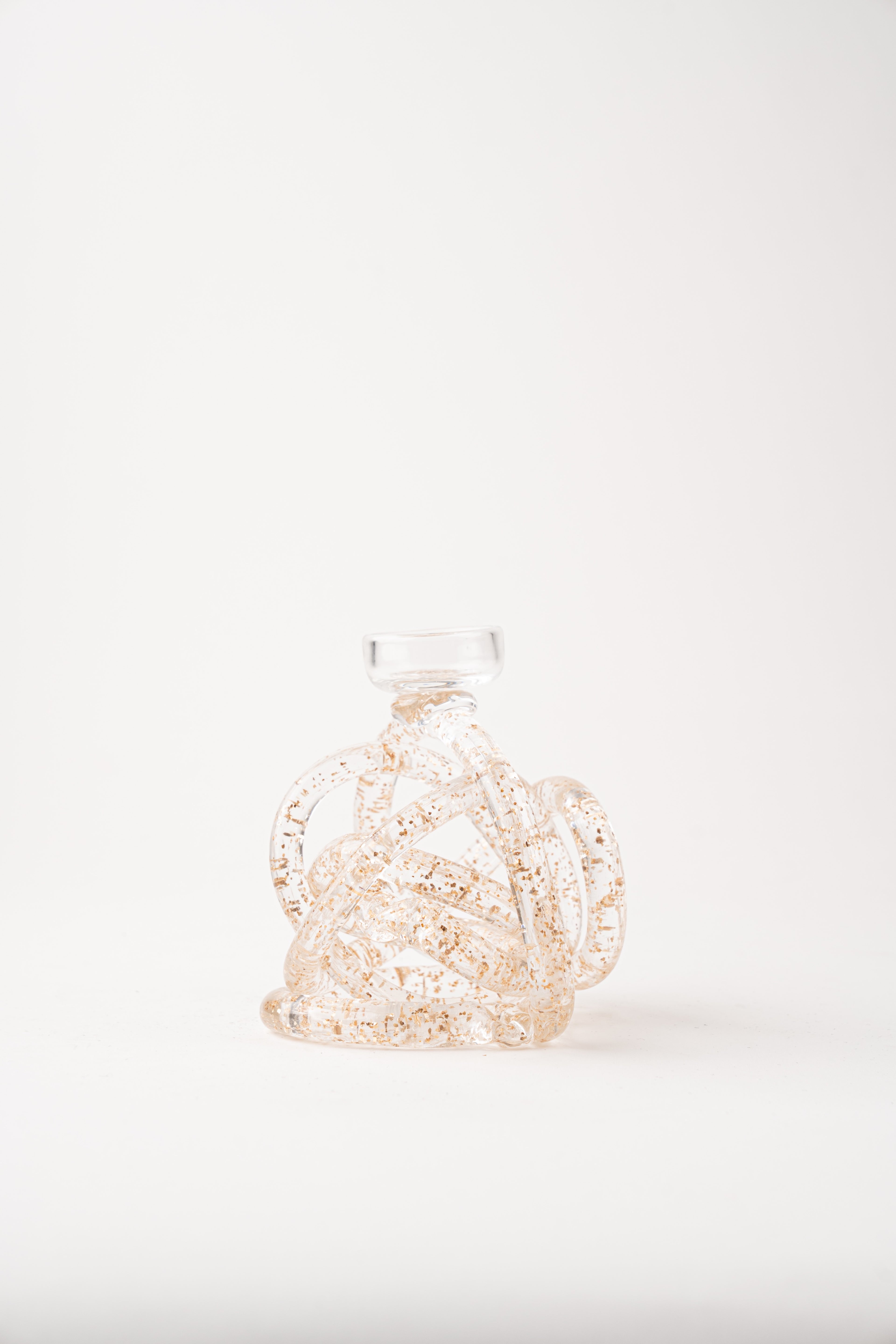KNOT BALL CANDLE HOLDER - TALL