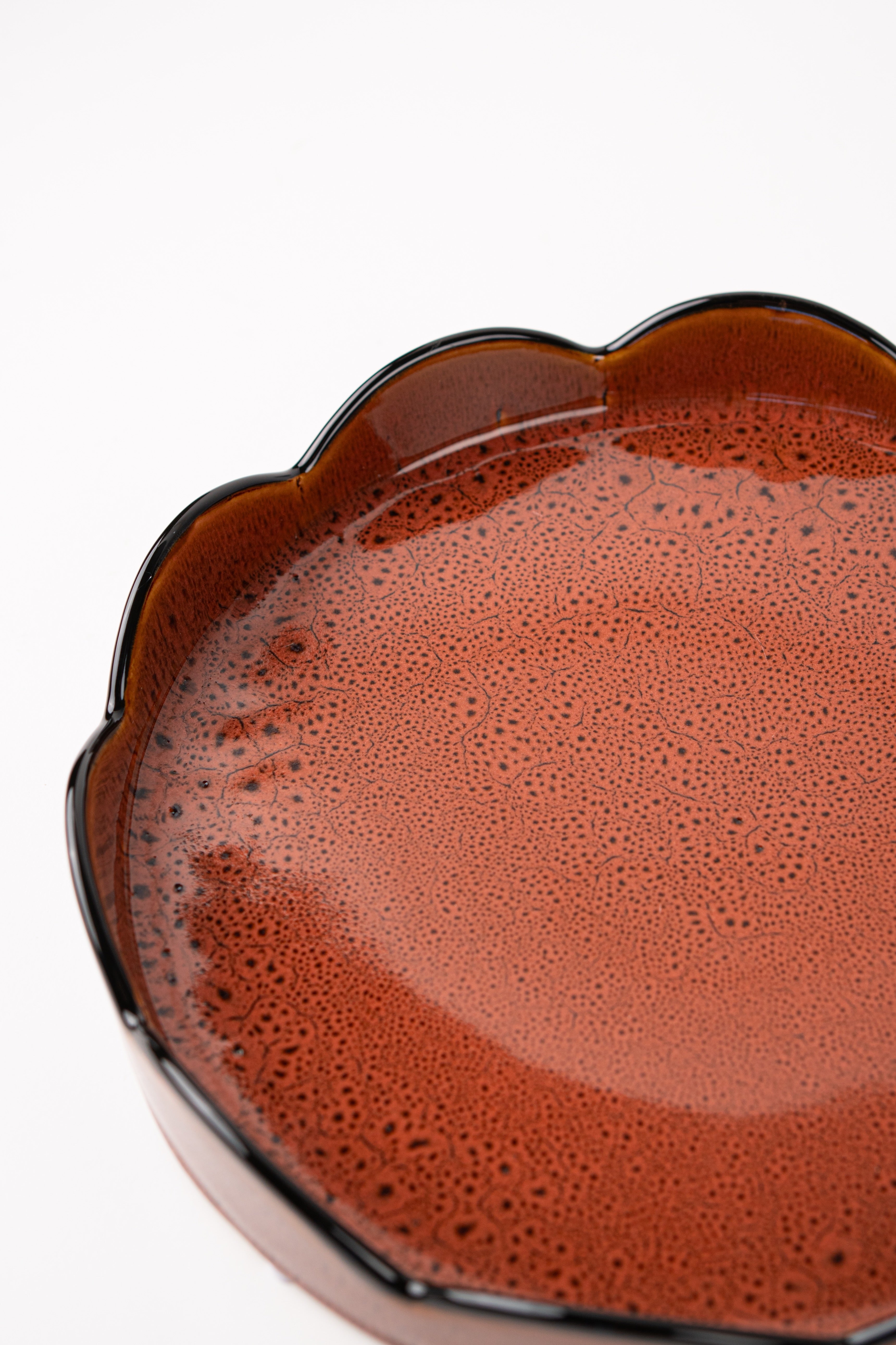 ROUND RED TRAY