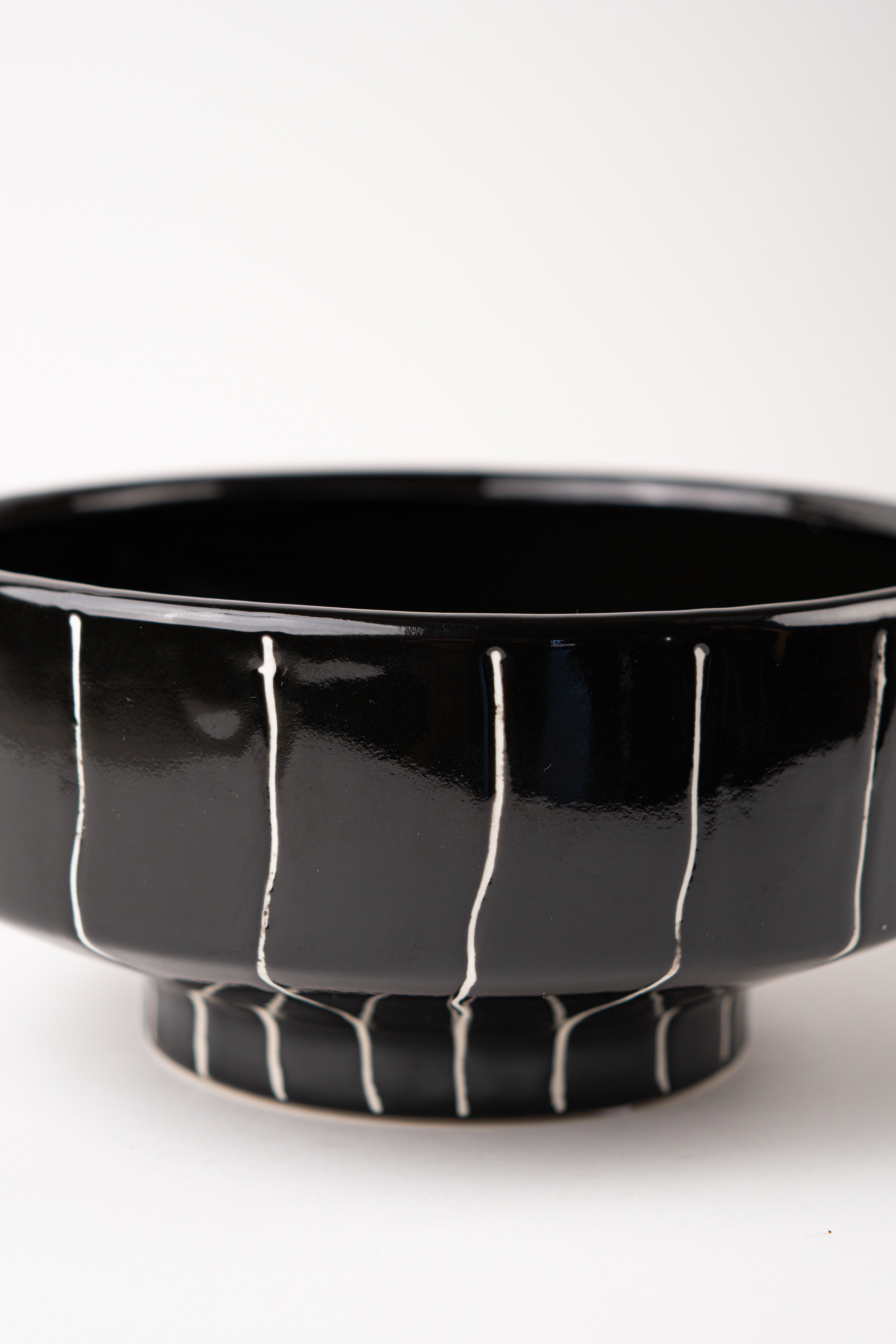 THIN LINE BLACK BOWL