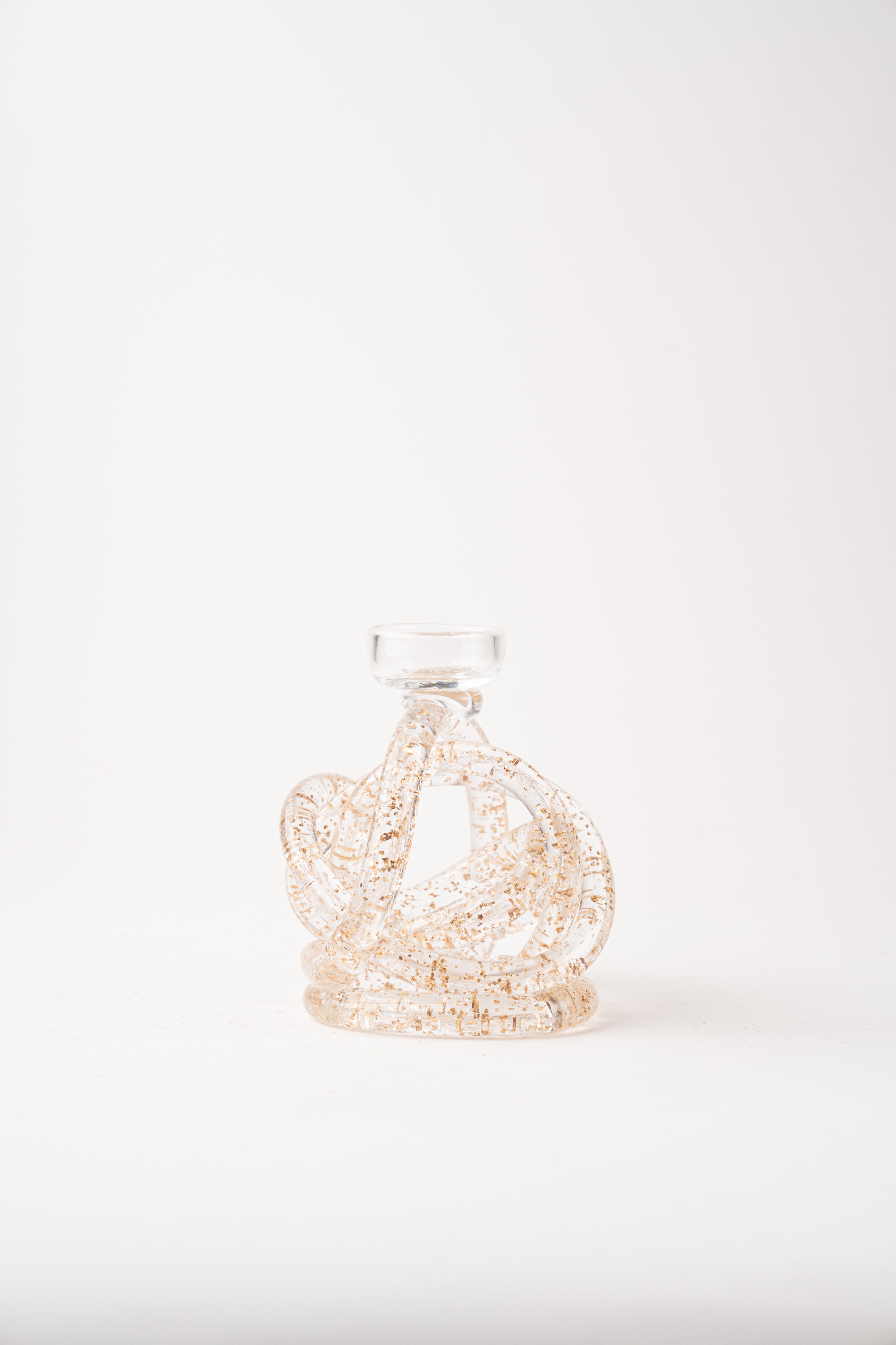 KNOT BALL CANDLE HOLDER - TALL