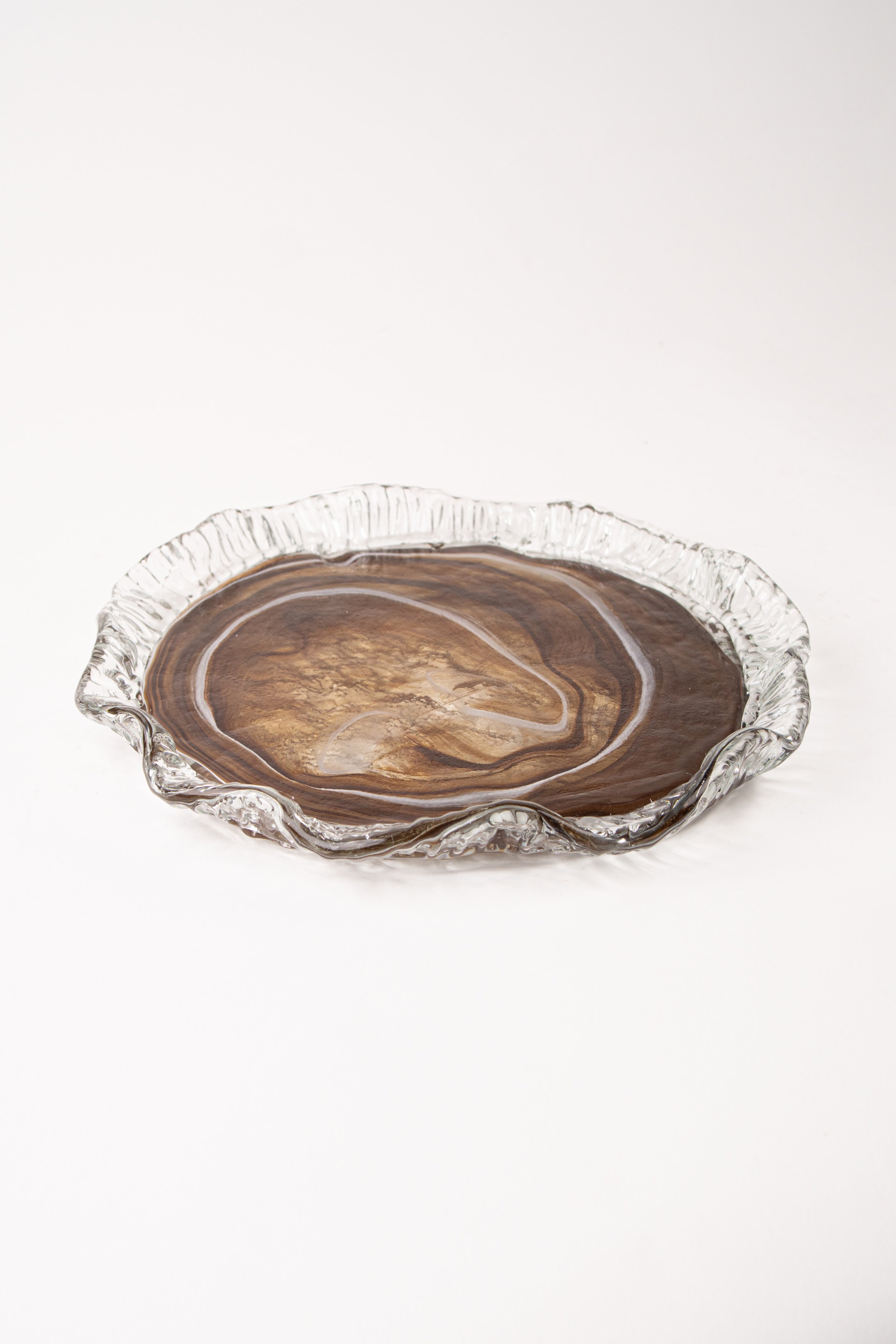 BROWN LACE PLATE