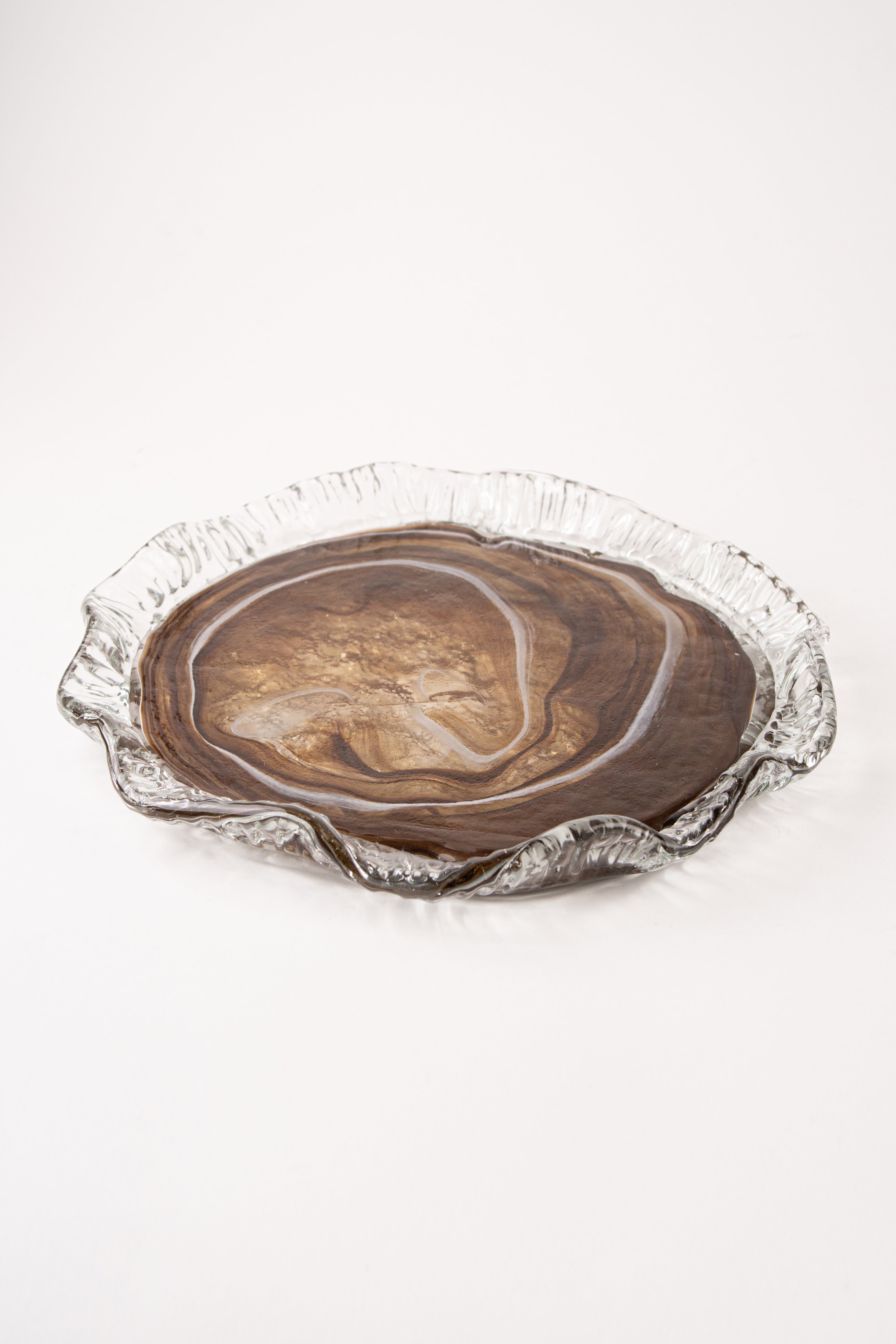 BROWN LACE PLATE