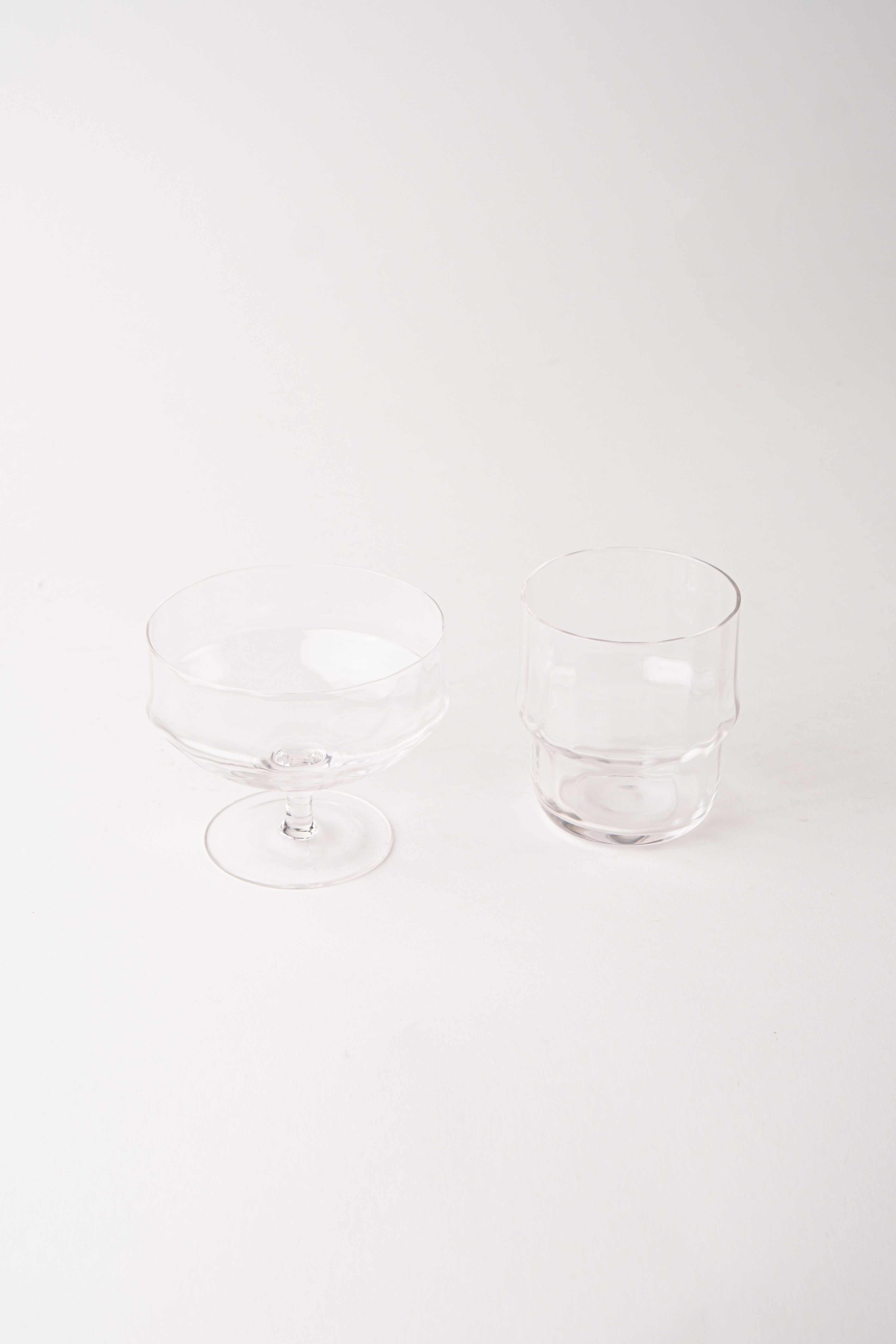 CRYSTAL CUP AND CRYSTAL VASE