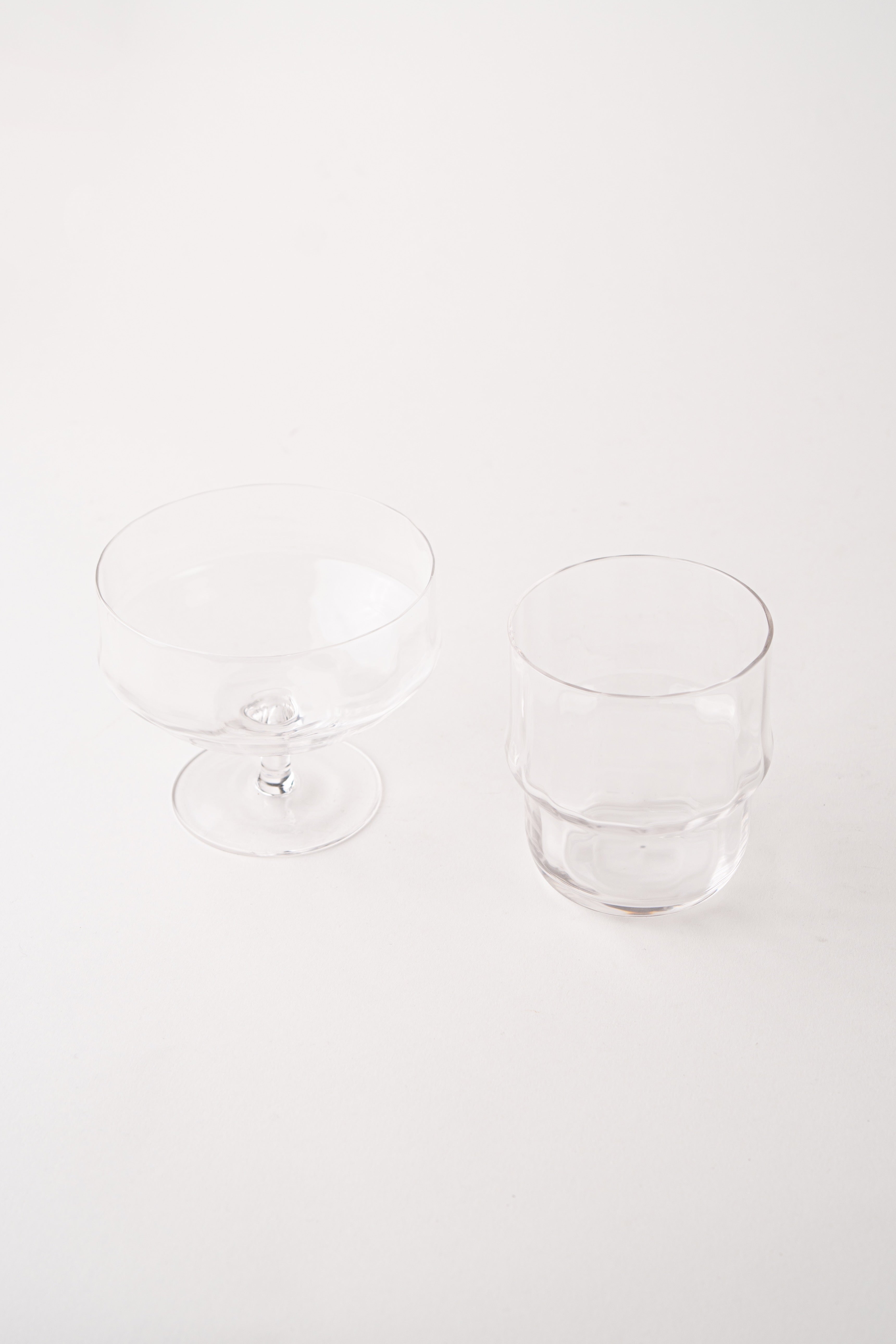 CRYSTAL CUP AND CRYSTAL VASE