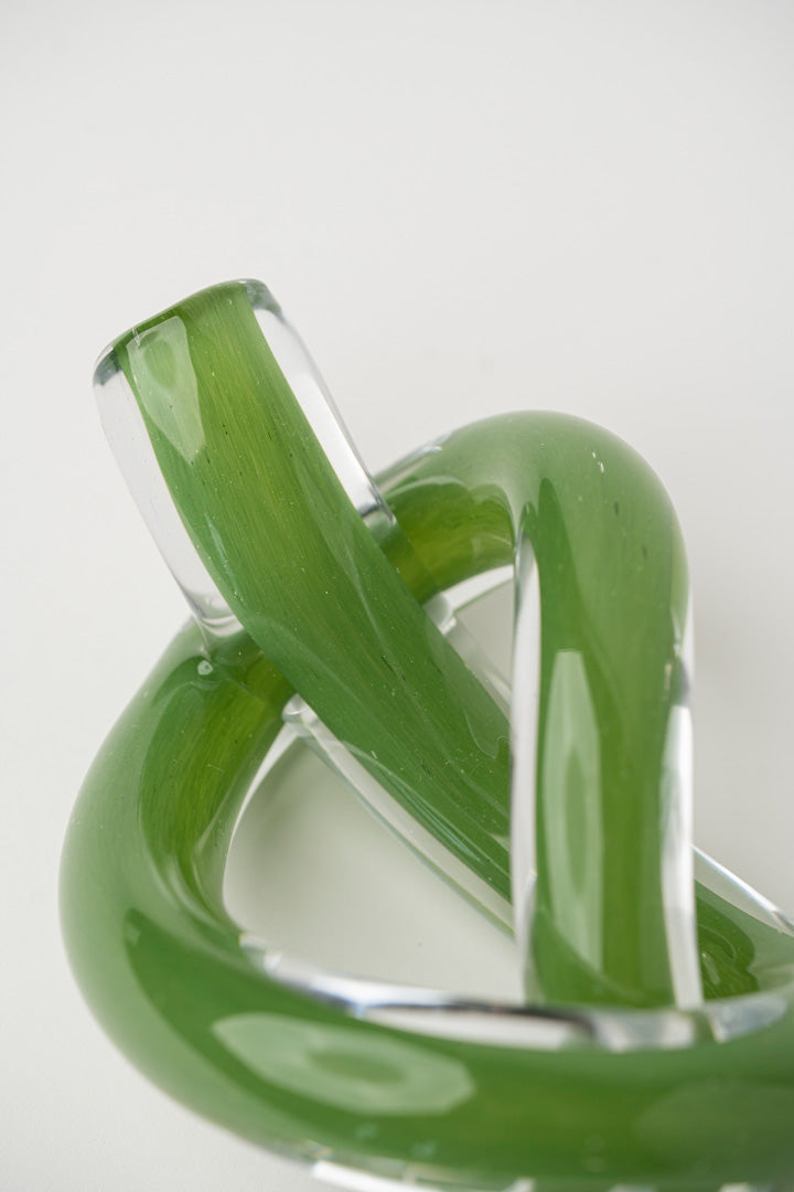 GLASS KNOT - Light Green
