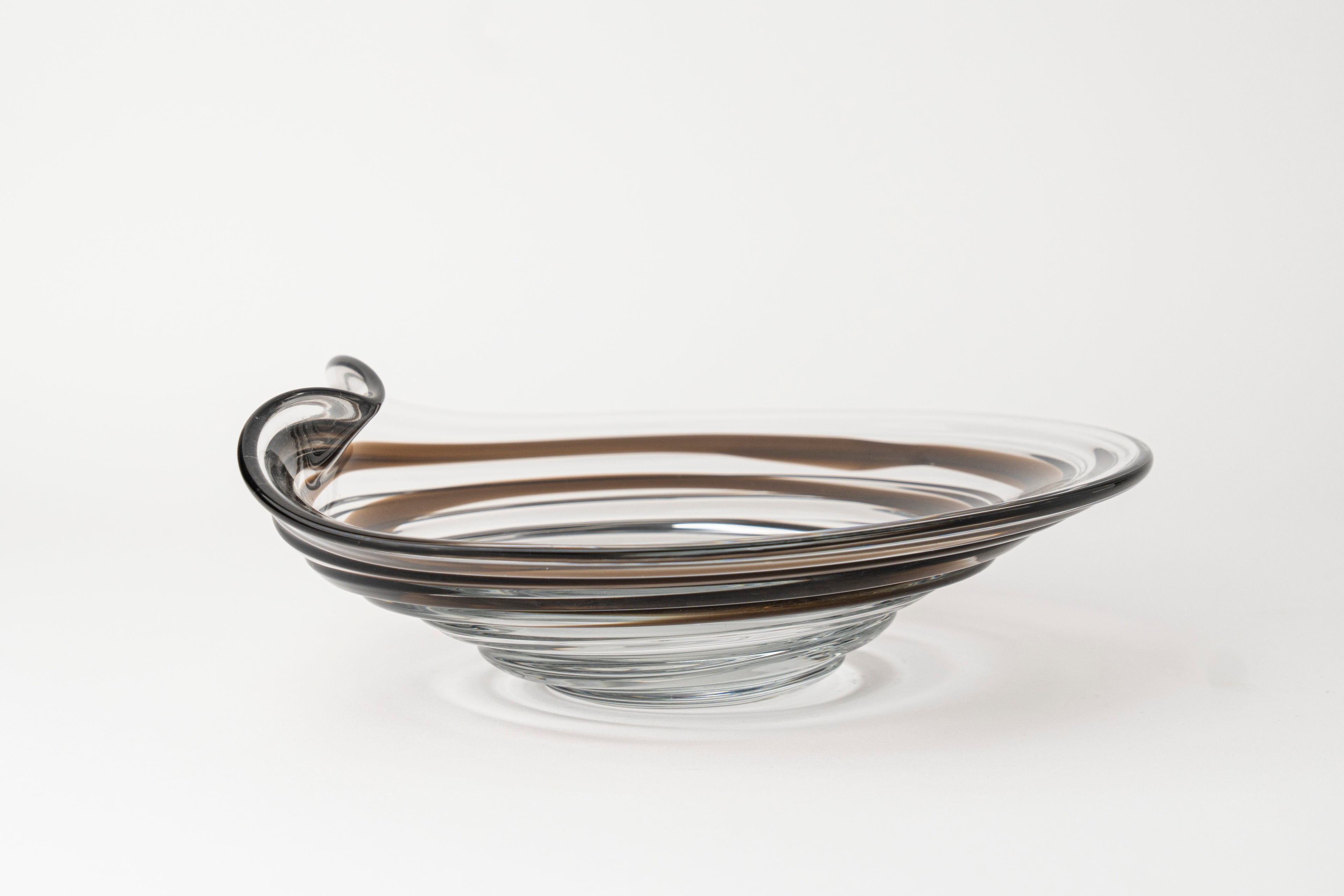 THREADED BROWN BOWL