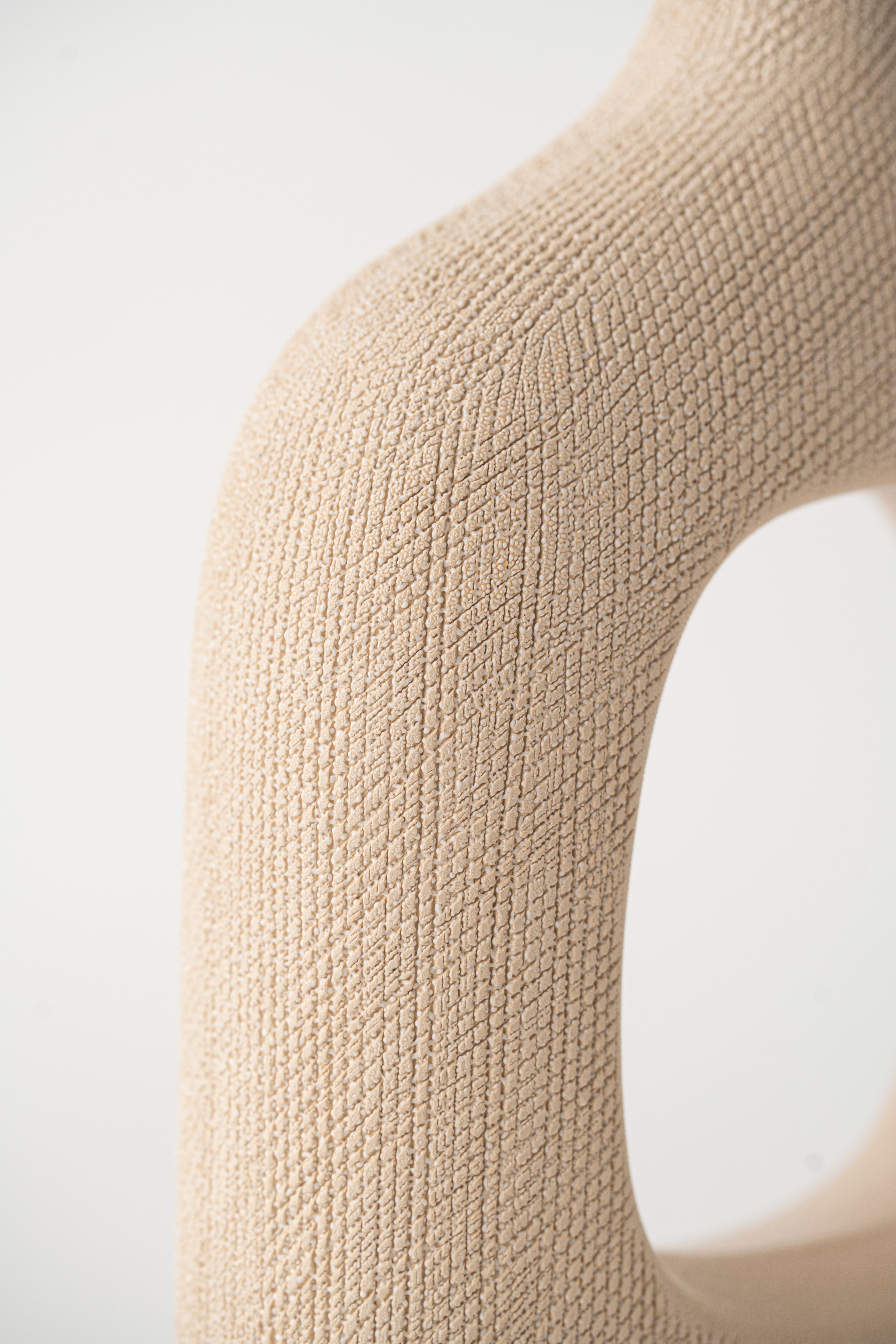 EYE AND LONG NECK CERAMIC VASE - TALL