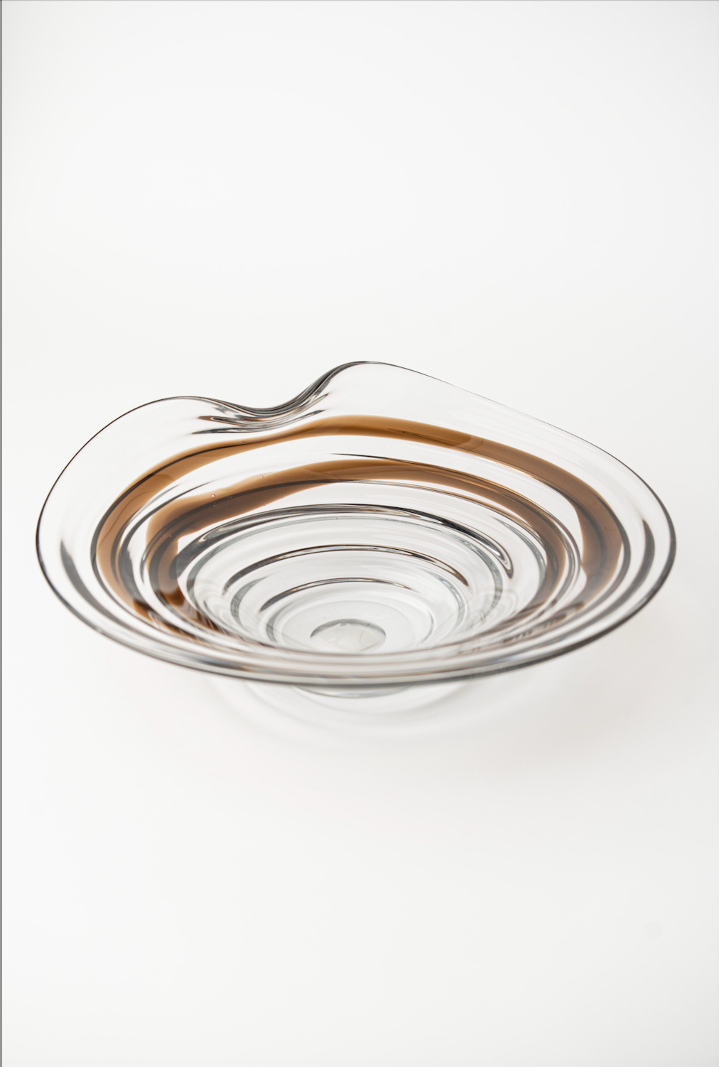 THREADED BROWN BOWL