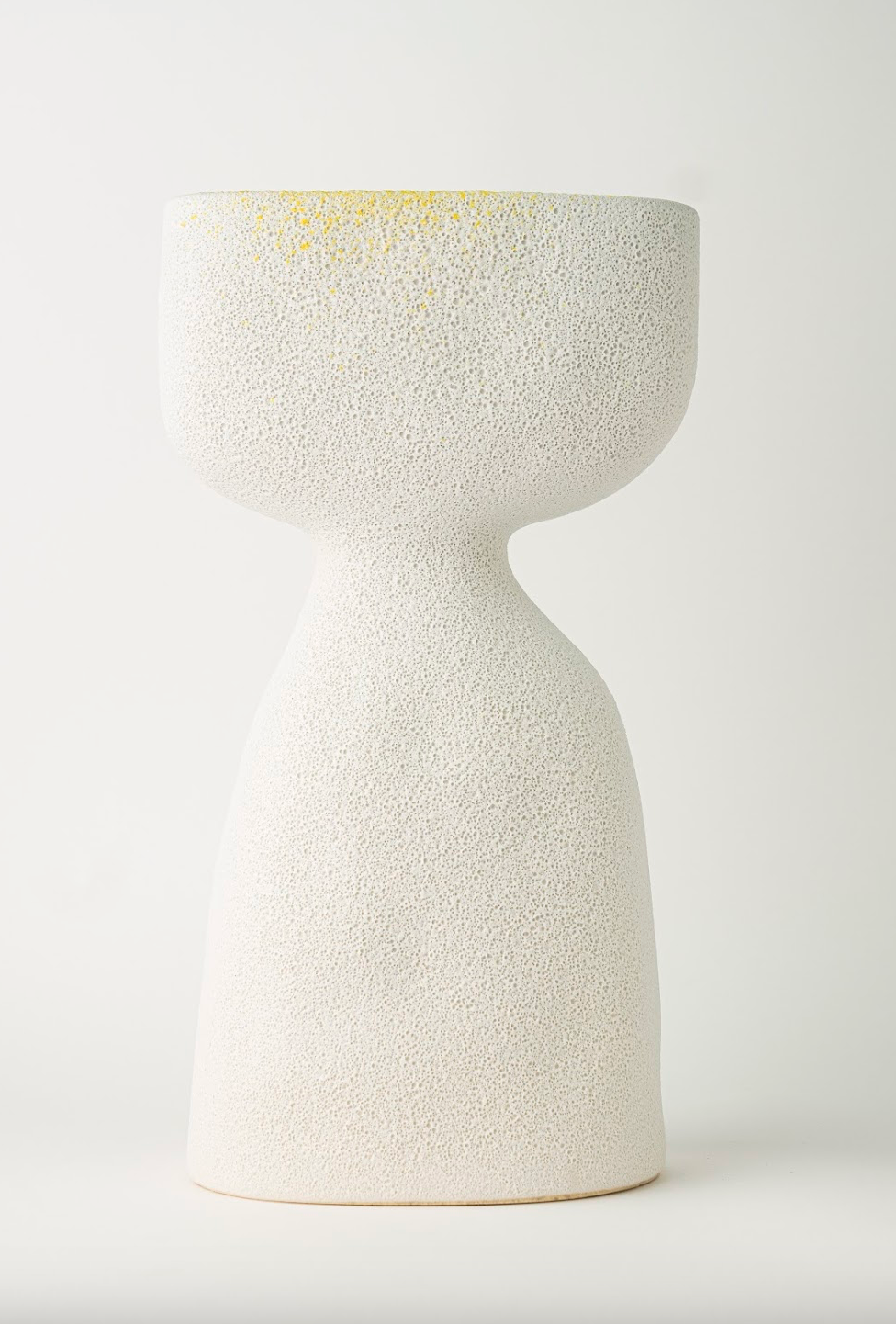 WIDE-OPENED MOUTH CERAMIC VASE - TALL