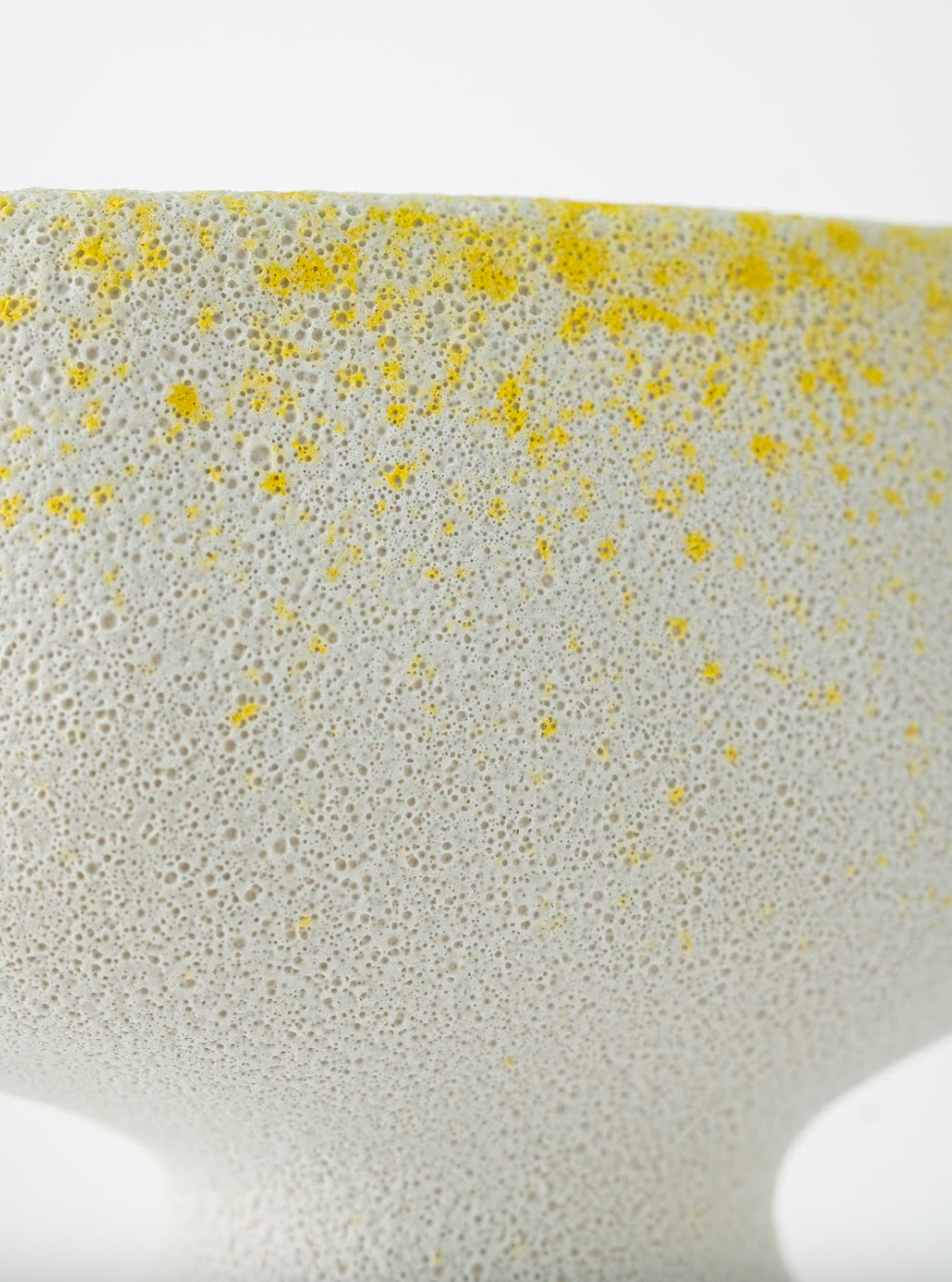 WIDE-OPENED MOUTH CERAMIC VASE - TALL