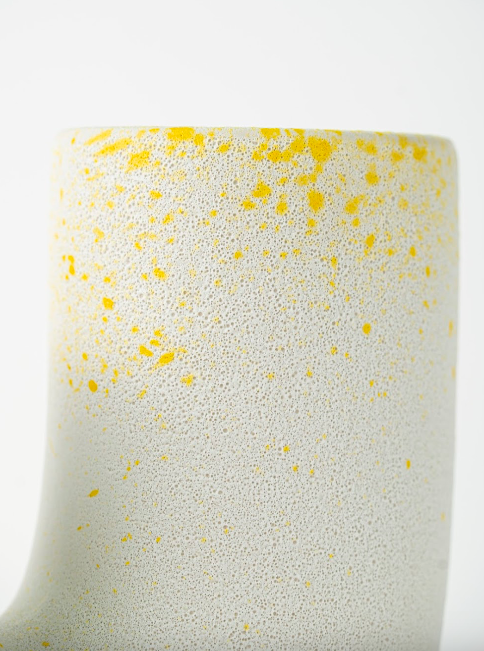 DOUBLE-TUBED CERAMIC VASE