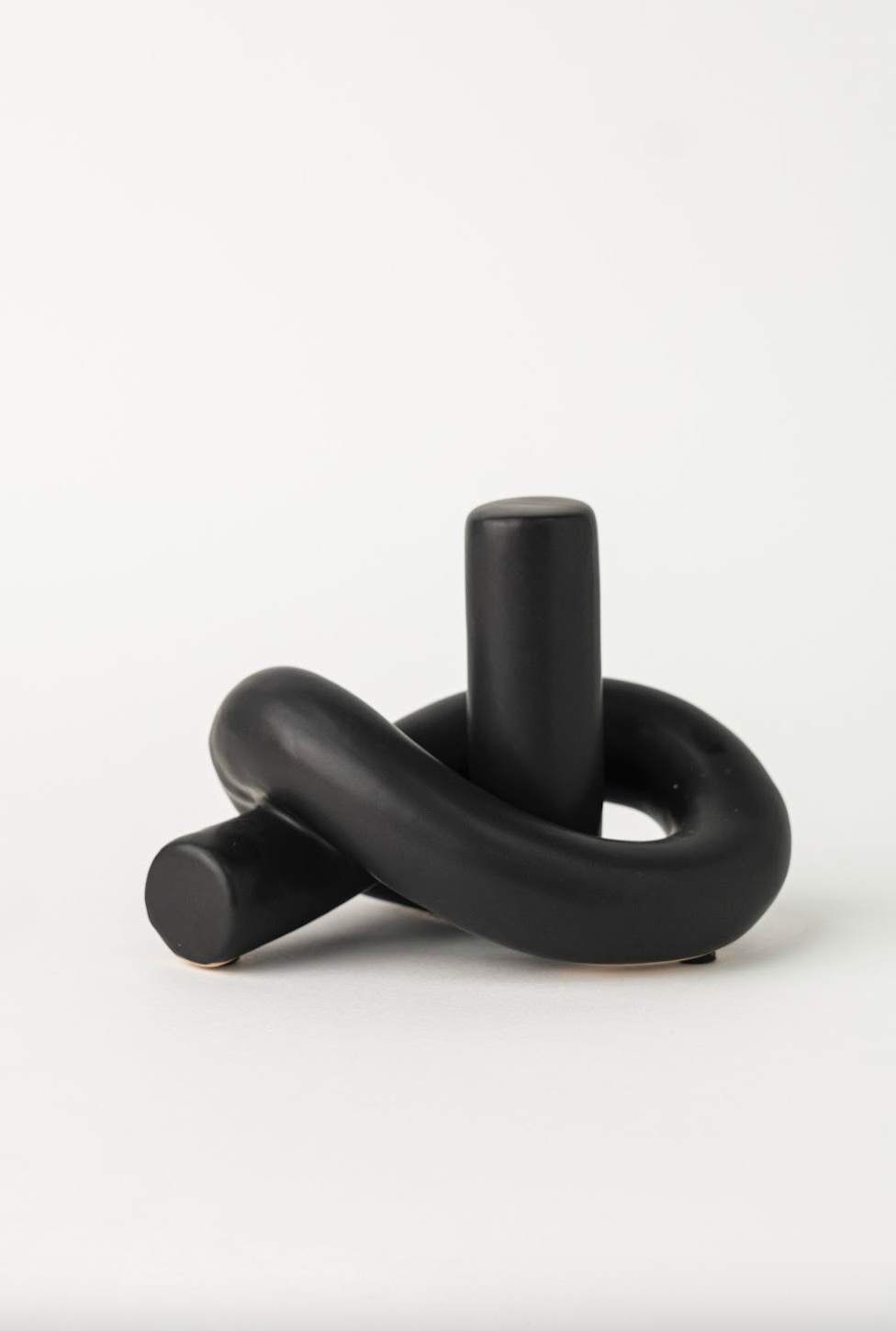 TREE KNOT ORNAMENT - BLACK