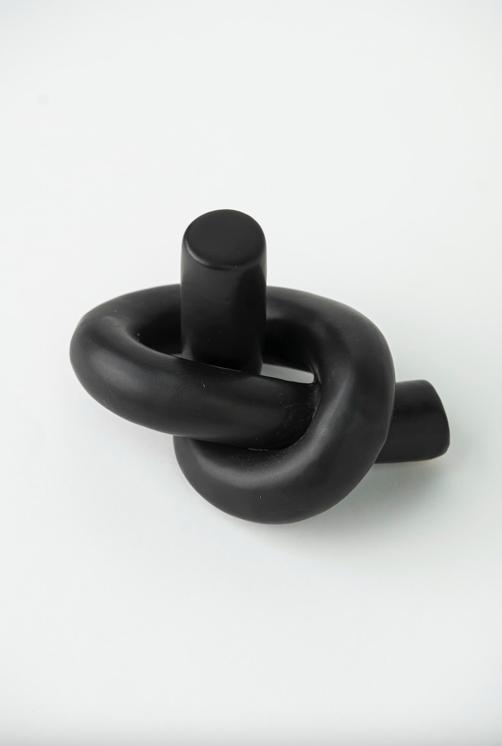 TREE KNOT ORNAMENT - BLACK