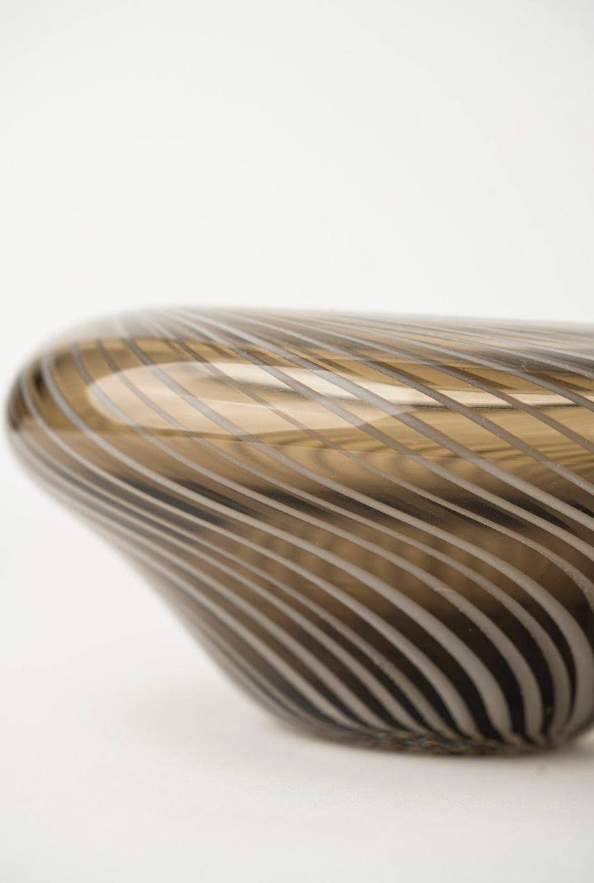 STRIPED-CONED SHAPED BOWL