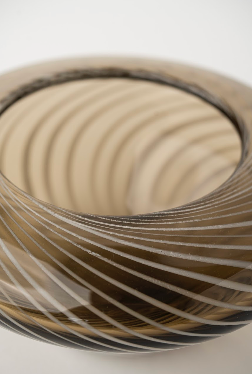 STRIPED-CONED SHAPED BOWL