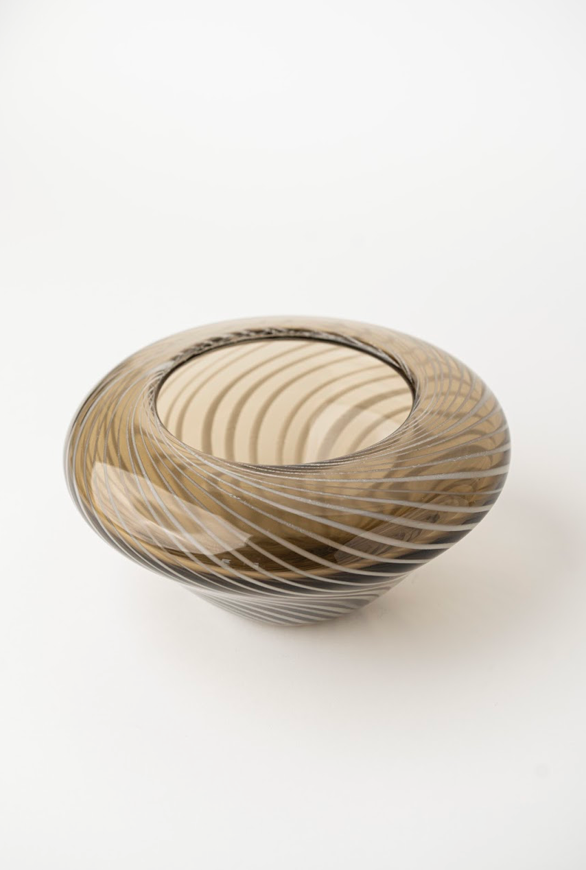STRIPED-CONED SHAPED BOWL
